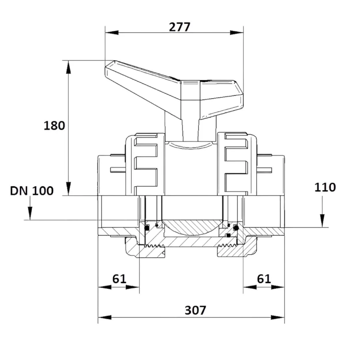 rutulinis ventilis d110