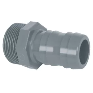 Pajungimas žarnai d38mm su išoriniu sriegiu 1 1/2" PVC