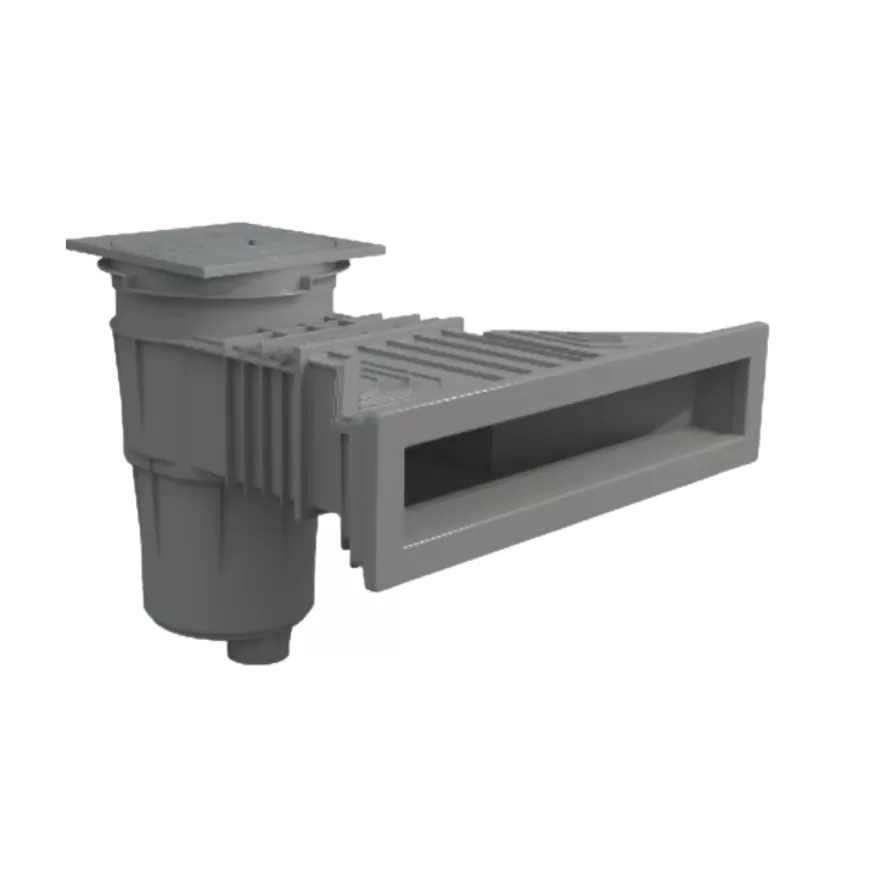 Skimeris SUPERSKIMMER 17,5 l su žalvariniais įdėklais, tamsiai pilkas (RAL7016)