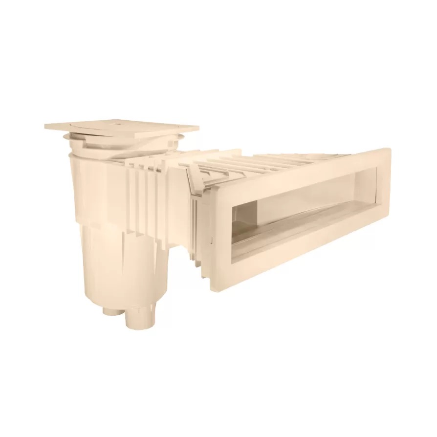 Skimeris SUPERSKIMMER 17,5 l su žalvariniais įdėklais, smėlio spalvos (RAL7015)