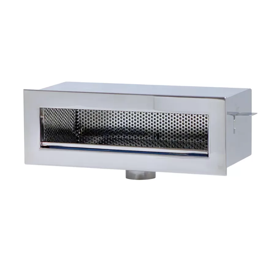 Nerūdijančio plieno skimeris 600 mm baseinams su PVC danga - Image 3