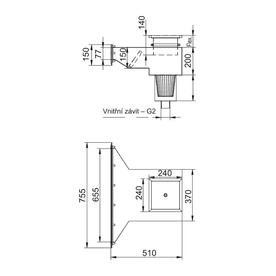 Nerūdijančio plieno skimeris baseinams (AISI 316L) - Image 3
