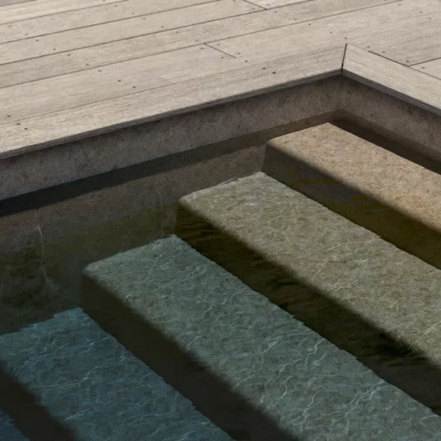Aquasense 3D Granite Sand PVC baseinų danga 1m² - Image 2