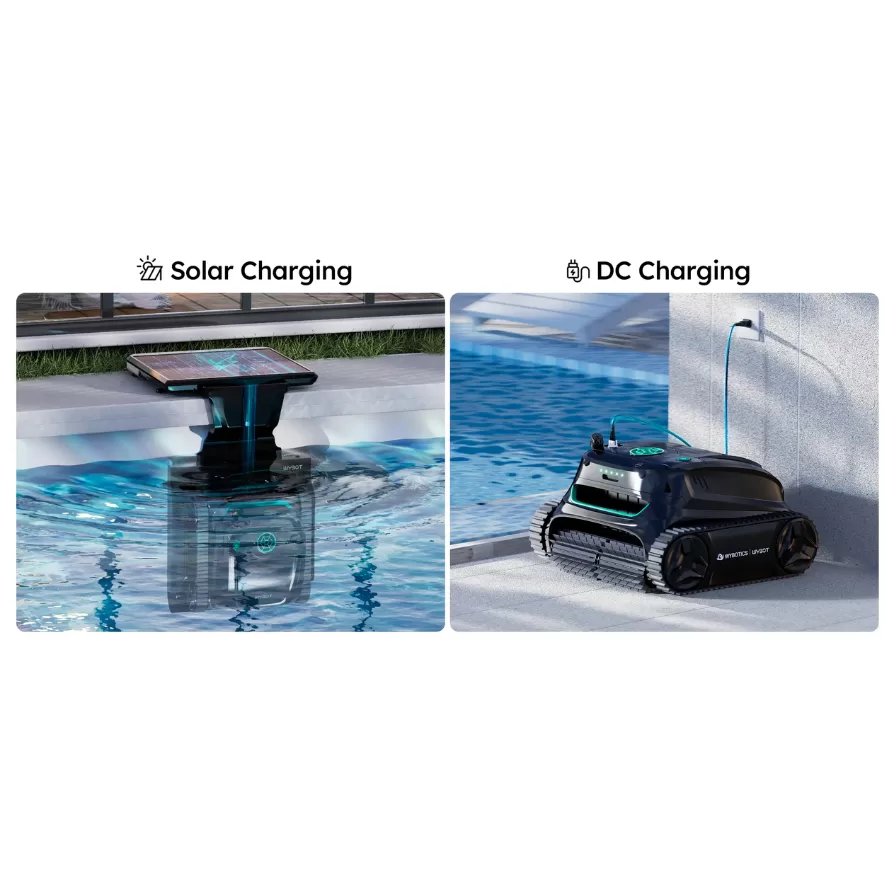 WYBOT S2 SOLAR – baseino valymo robotas su saulės energija įkraunama stotele - Image 6