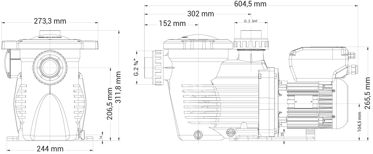 Siurblys K-FLO VSD HAYWARD®