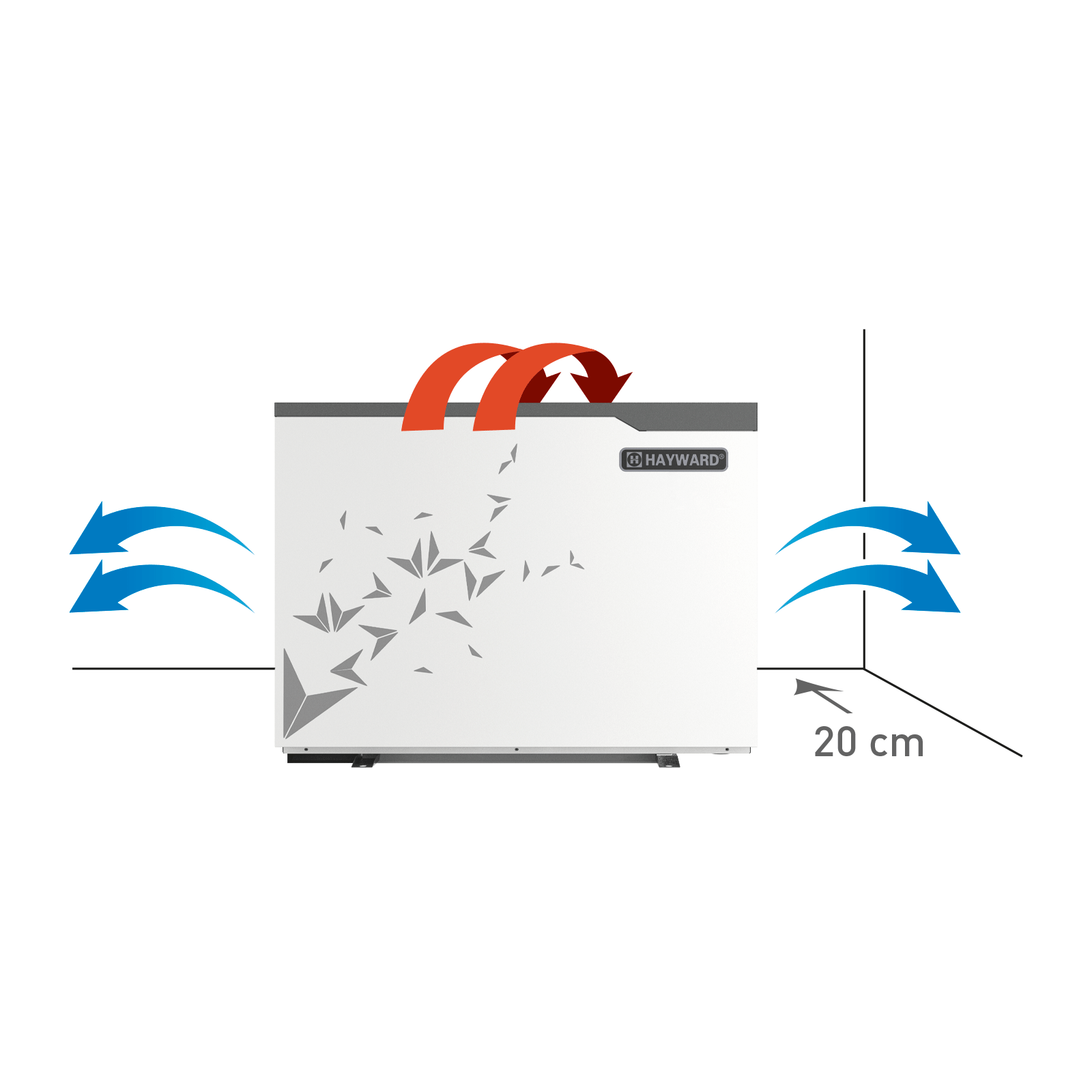 Šilumos siurblys S Line Pro FI 8kW | Hayward