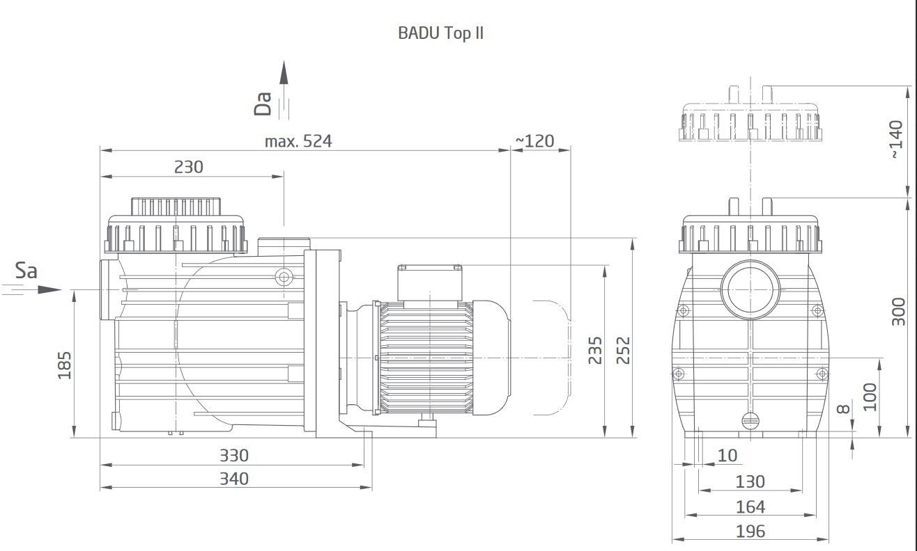 Siurblys BADU® Top II/12