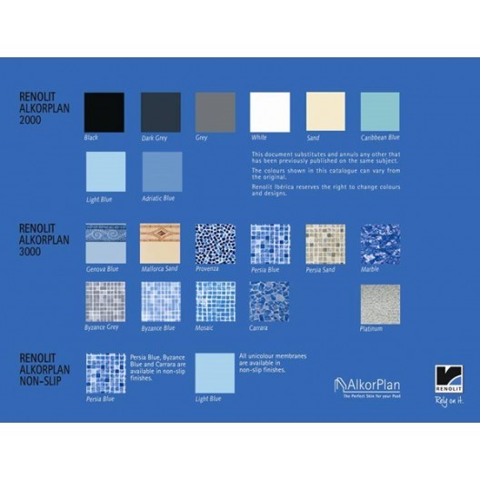 Baseino PVC danga | Alkorplan 2000 | Adriatic Blue