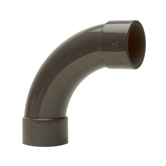 Alkūnė d50 lengvo lenkimo | 90° | PVC-U