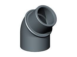 Redukuota Cepex alkūnė 50*50-40 45°